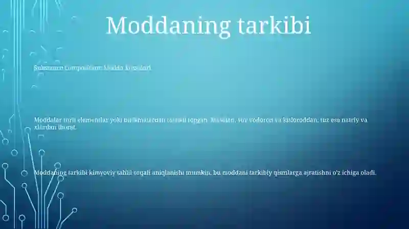Modda Xossalari 2
