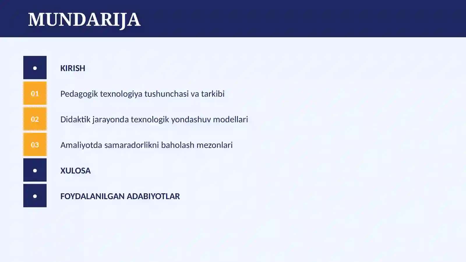 PEDAGOGIK TEXNOLOGIYALARNING ILMIY ASOSLARI 2