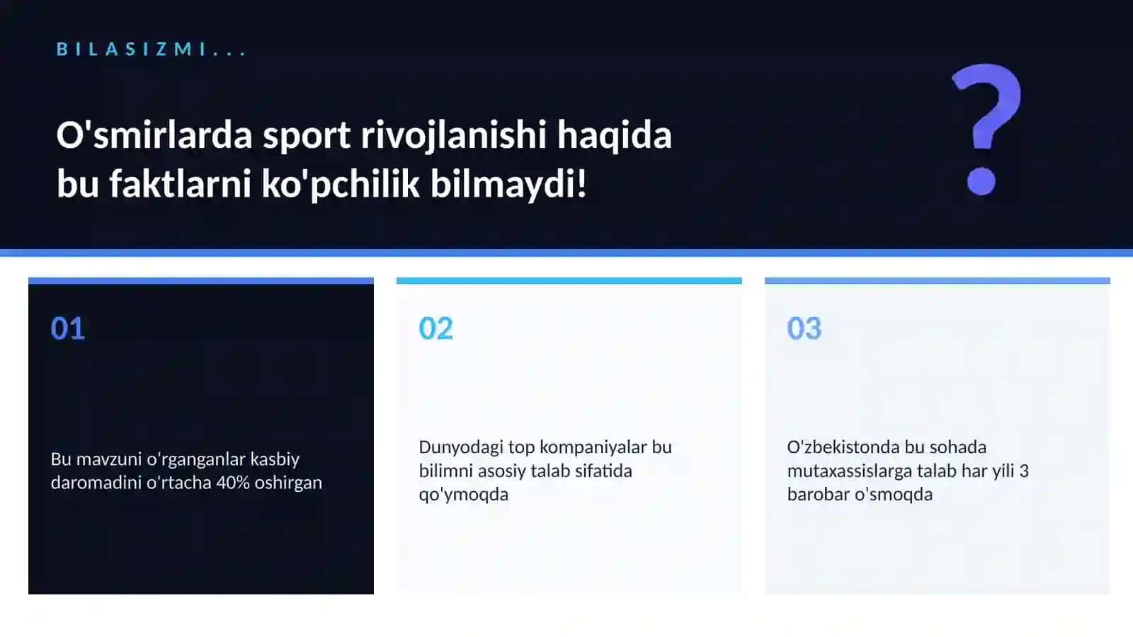 SPORT VA JISMONIY TAYYORGARLIK 2