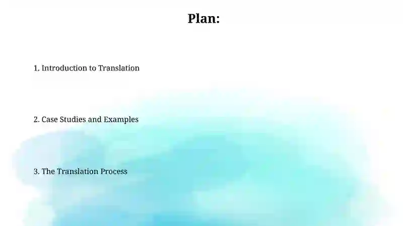 Introduction to Translation 2