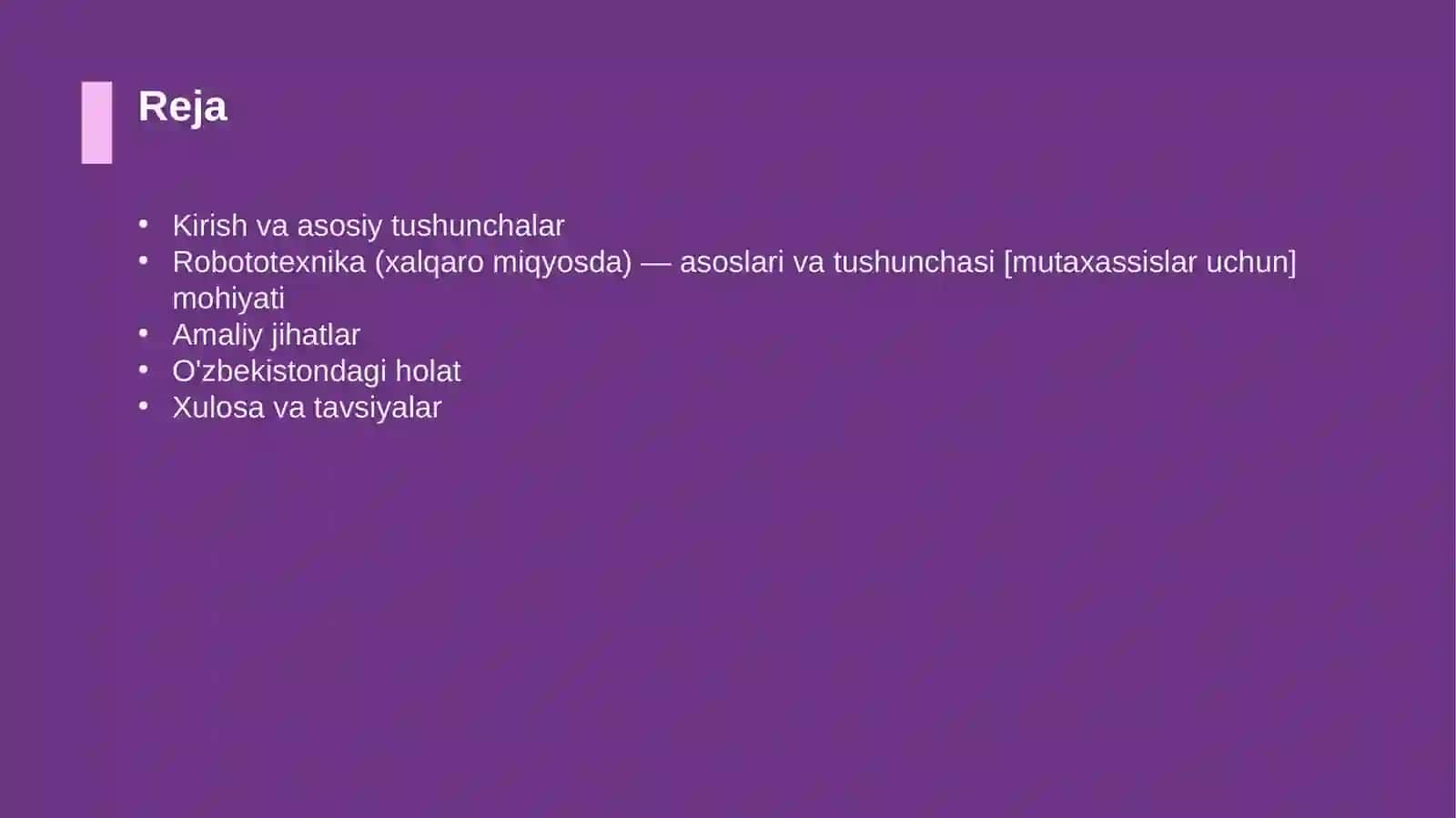 Robototexnika (xalqaro miqyosda) — asoslari va tushunchasi [mutaxassislar uchun] 2