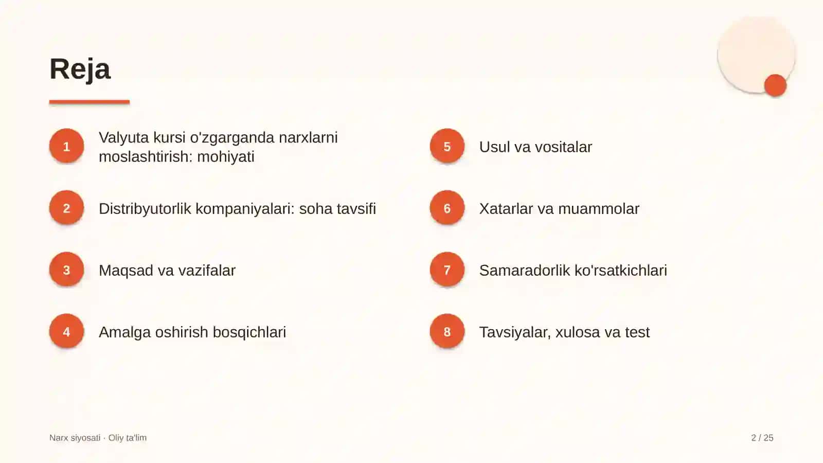 distribyutorlik kompaniyalarida valyuta kursi o'zgarganda narxlarni moslashtirish 5473 2