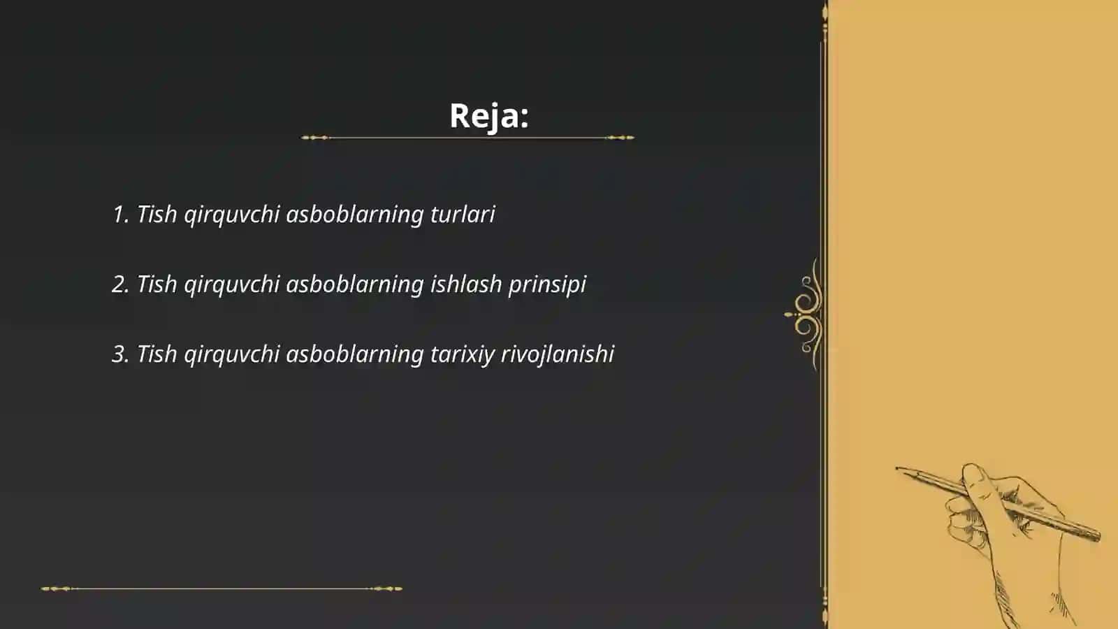 Tish qirquvchi asboblar 2