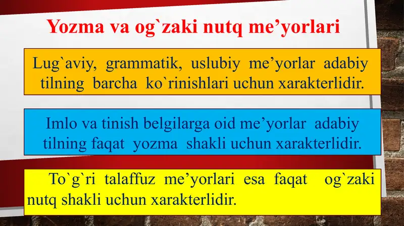 Uslubiyat turlari 2