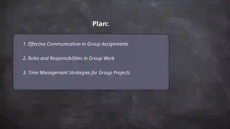 Effective Communication in Group Assignments 2