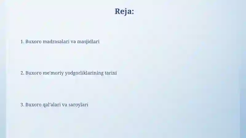 Buxorodagi tarixiy obidalar 2