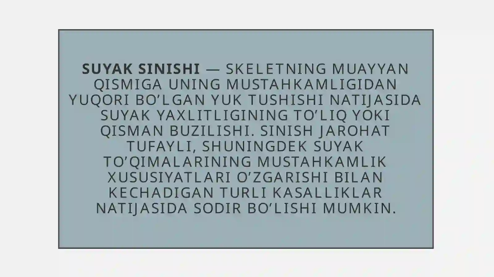 Suyak sinishi, chiqishi, transport immobilizatsiyasi, yatrogeniya 2