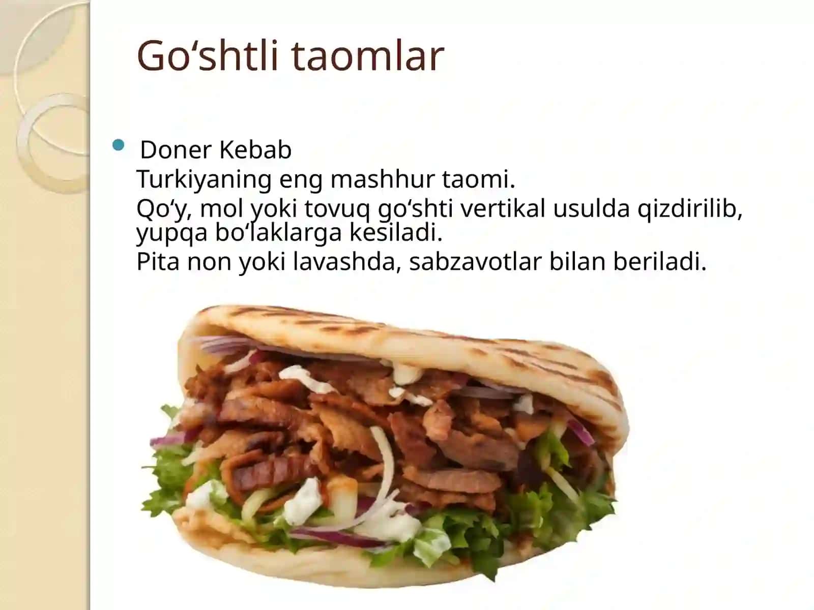 TURKIYANING MILLIY TAOMLARI — TO‘LIQ MA’LUMOT 2