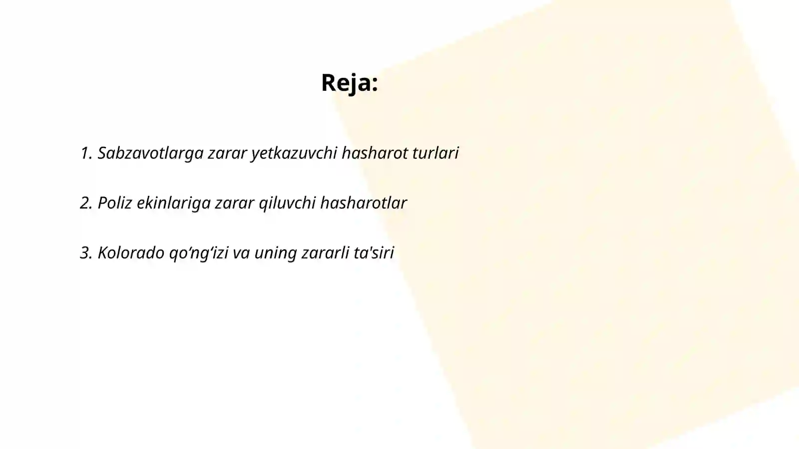 Hasharotlar haqida 2