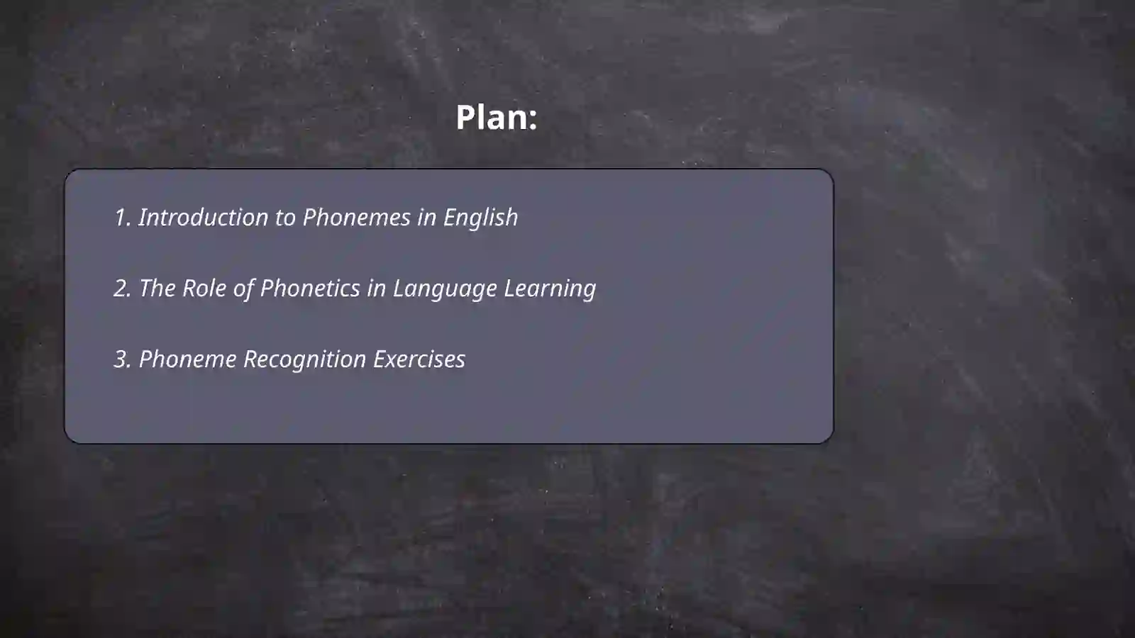 Phonemes and Phonetic Teaching Methods 2