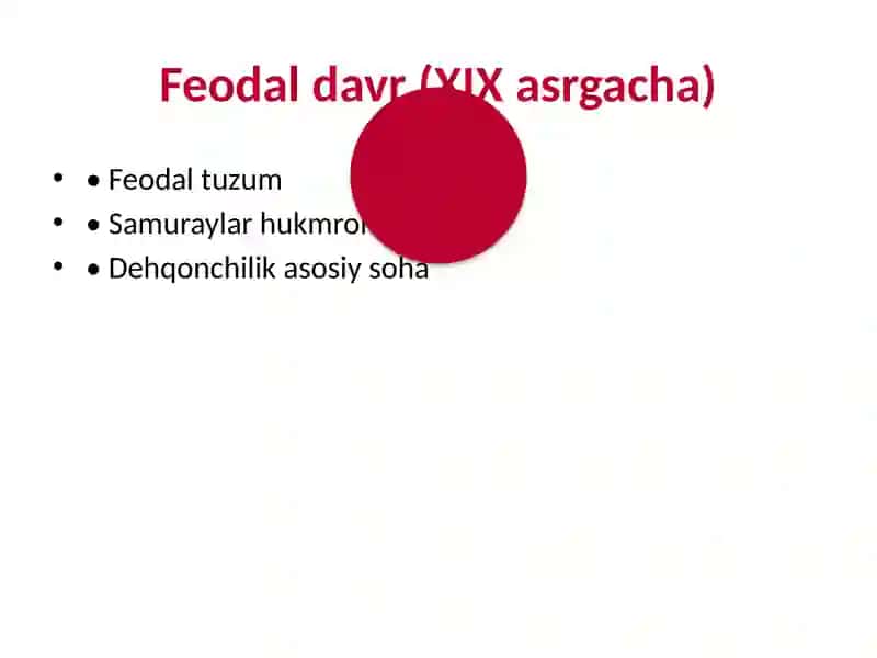 Yaponiya: Bozor Iqtisodiyotiga O‘tish Bosqichlari 2