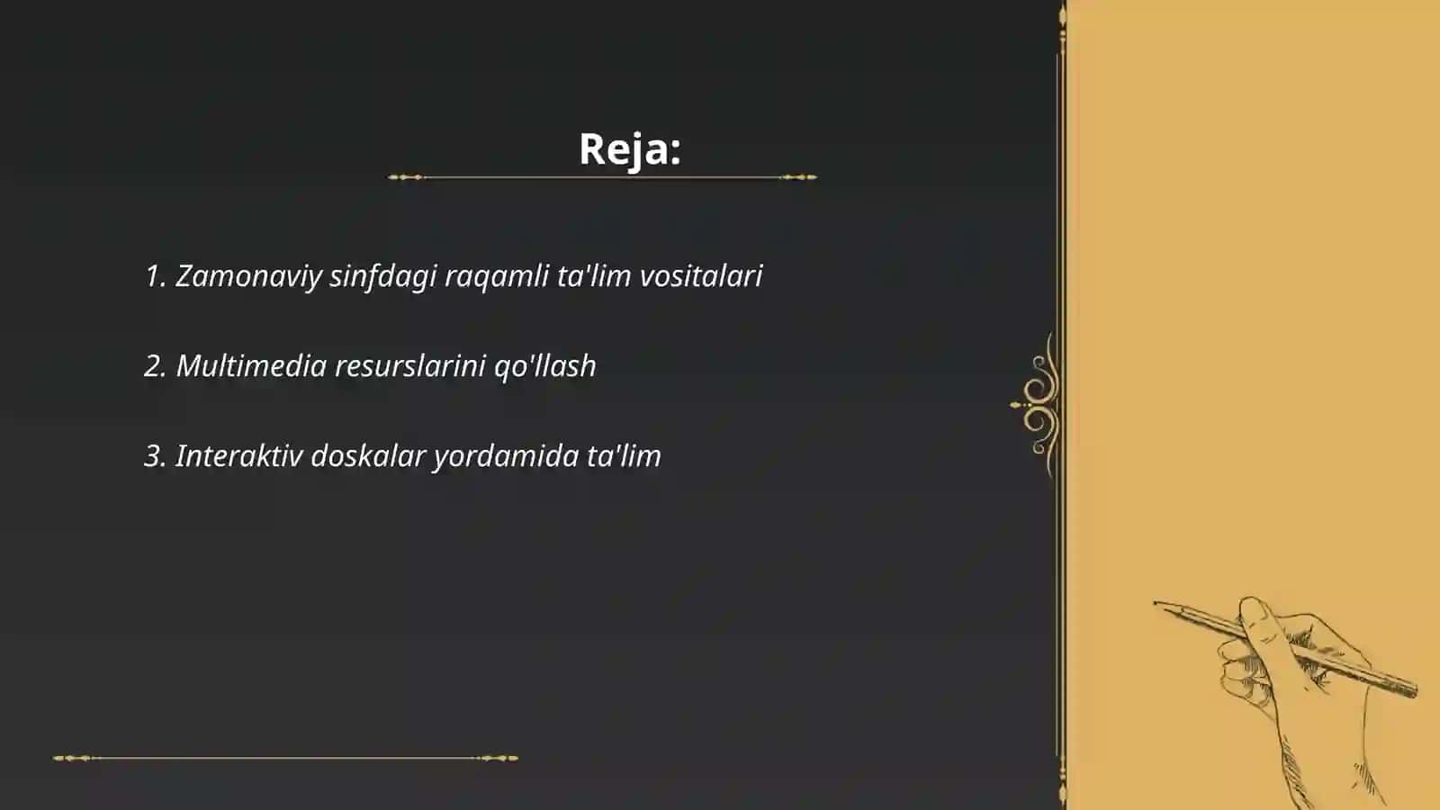 Zamonaviy sinfdagi raqamli ta'lim vositalari 2