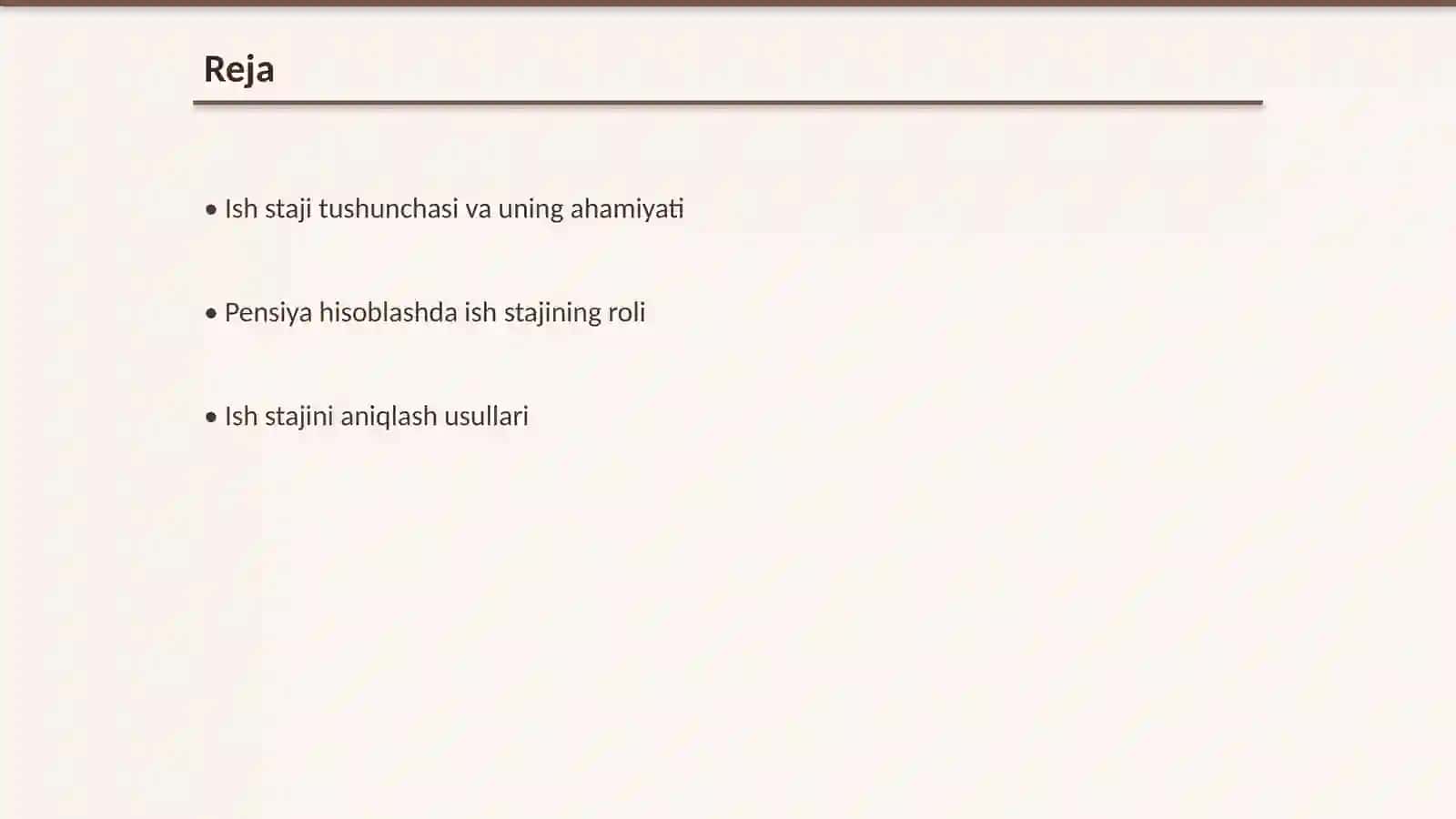 Ish Stajining Ahamiyati 2
