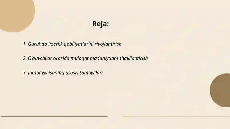 Guruhda liderlik qobiliyatlarini rivojlantirish 2