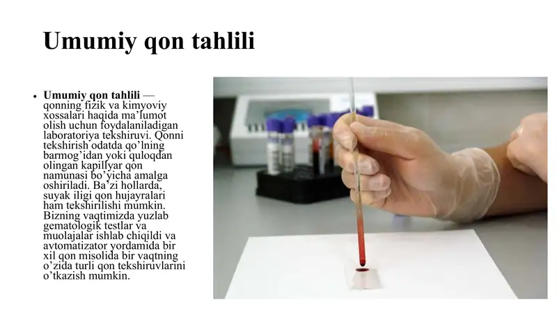 Umumiy qon tahlili 2