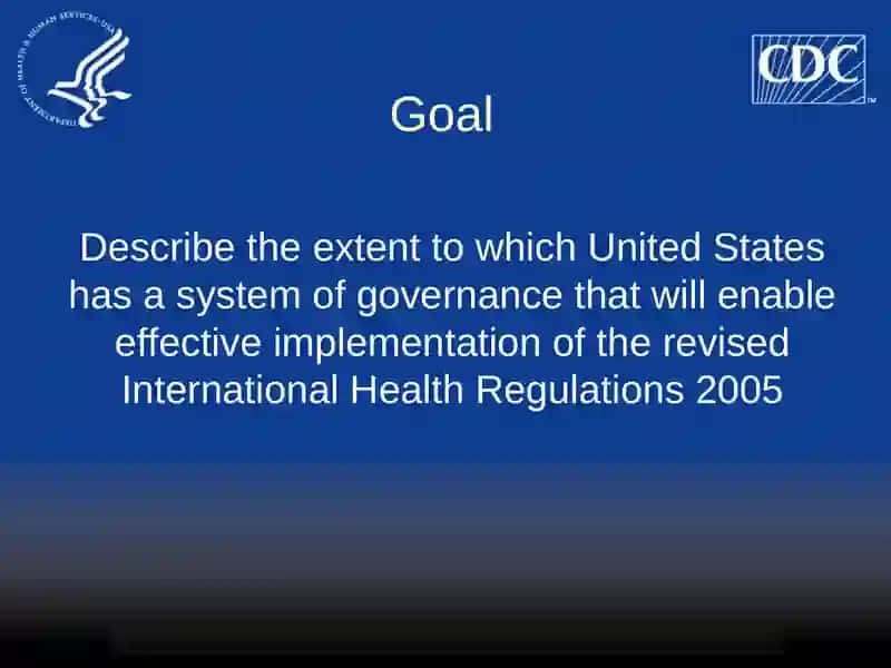 Workshop: The State of National Governance Relative to the International Health Regulations (2005) 2