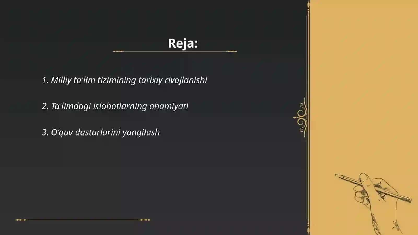 Milliy talim tizimi va uning yangi komponentlari 2