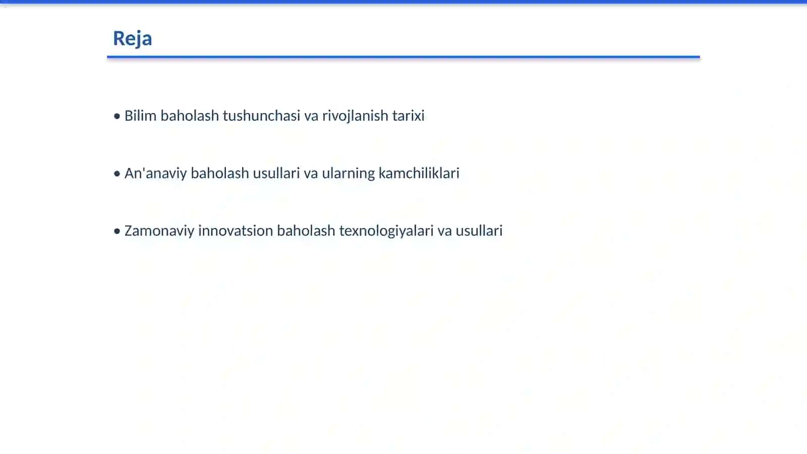 Oʻquvchilar bilimini baholashning innovatsion asoslari 2
