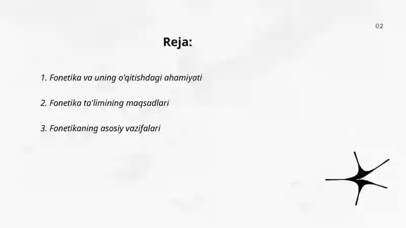 Fonetika o'qitishning maqsadi, vazifasi va tamoyillari 2