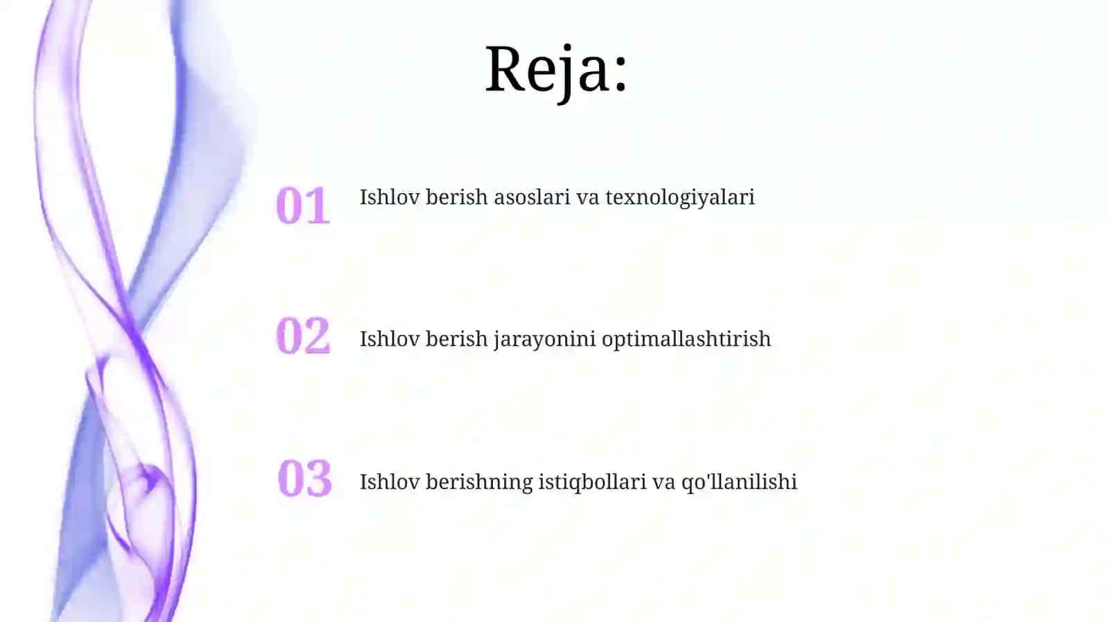Ishlov berish asoslari va texnologiyalari 2