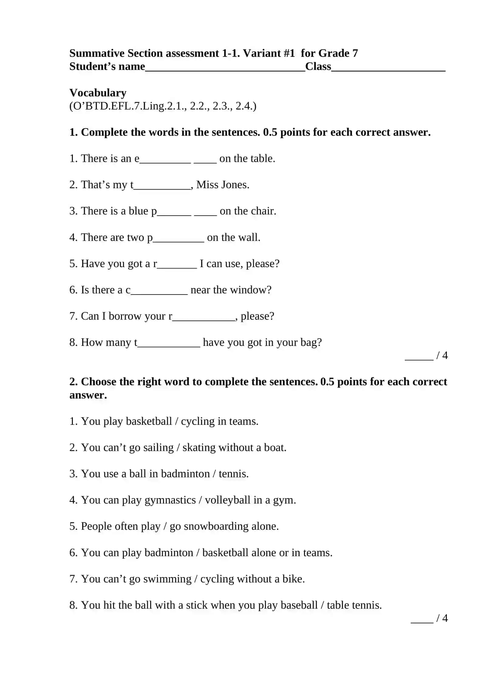 Cambridge Prepare second edition Grade 7, Unit 0-2 2