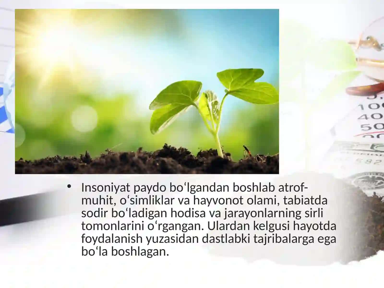 Insoniyat paydo bo‘lgandan boshlab atrof-muhit 2