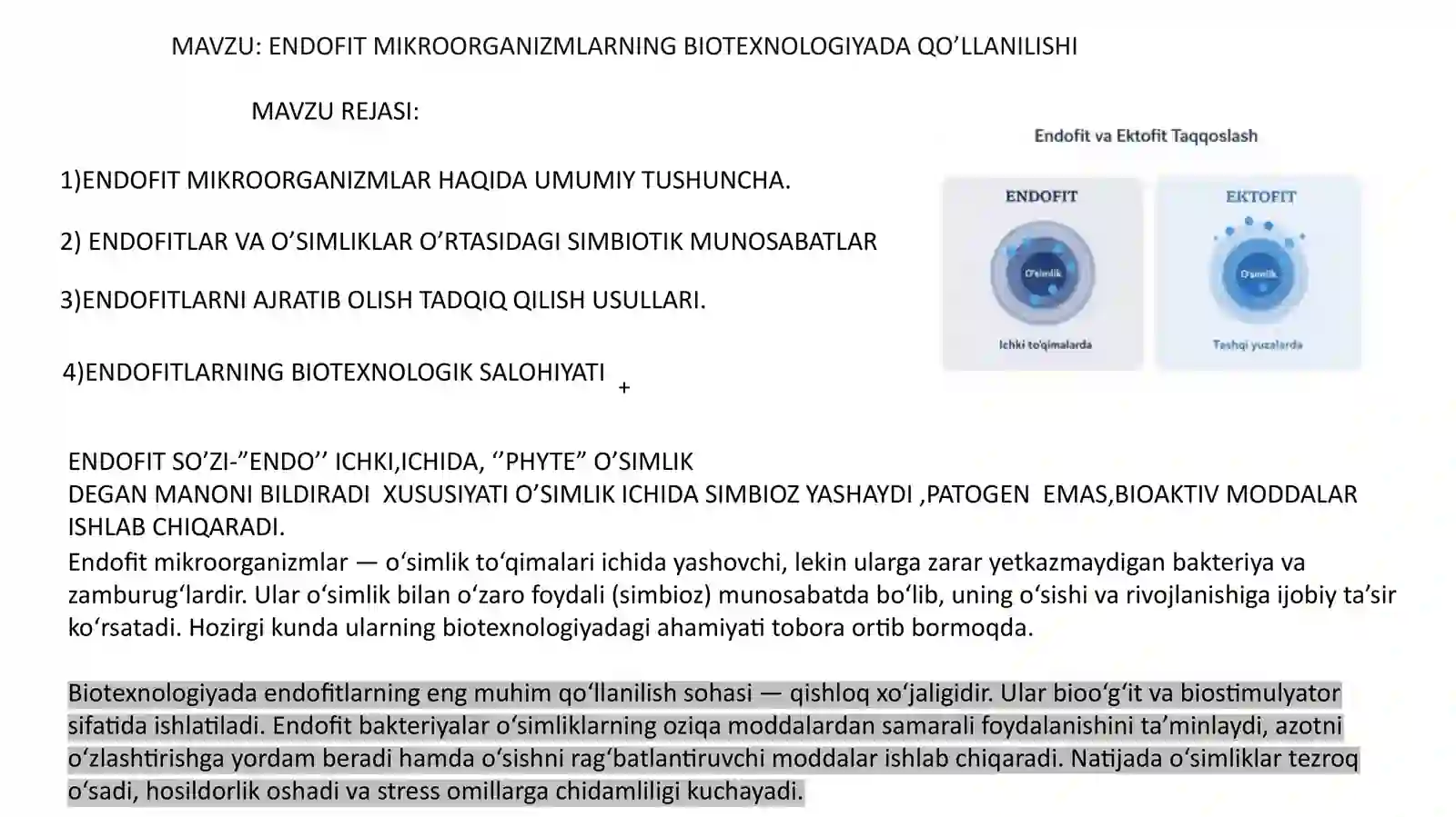 Endofit Mikroorganizmlar Haqida Umumiy Tushuncha 2