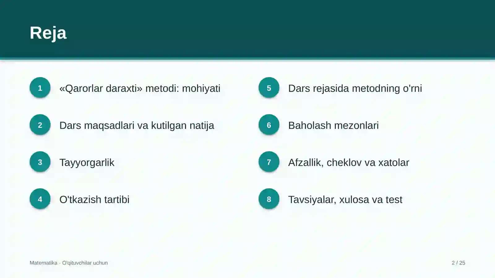 matematika darslarida qarorlar daraxti metodidan foydalanish 1095 2