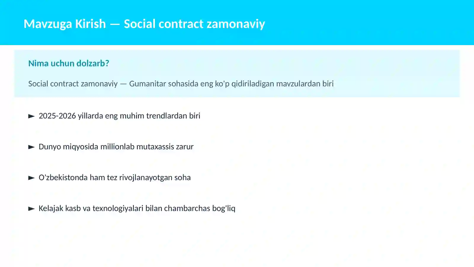 Social contract zamonaviy 2