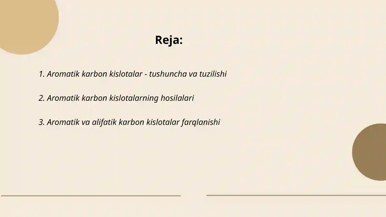 Aromatik karbon kislotalar 2