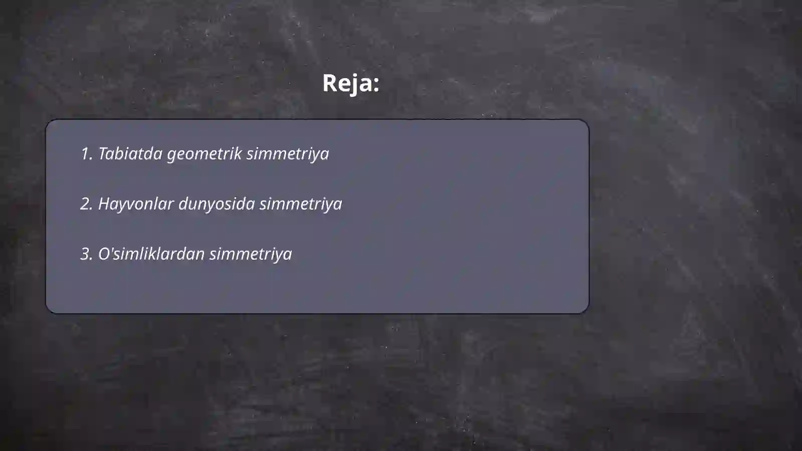 Tabiat va san'atda simmetriya 2