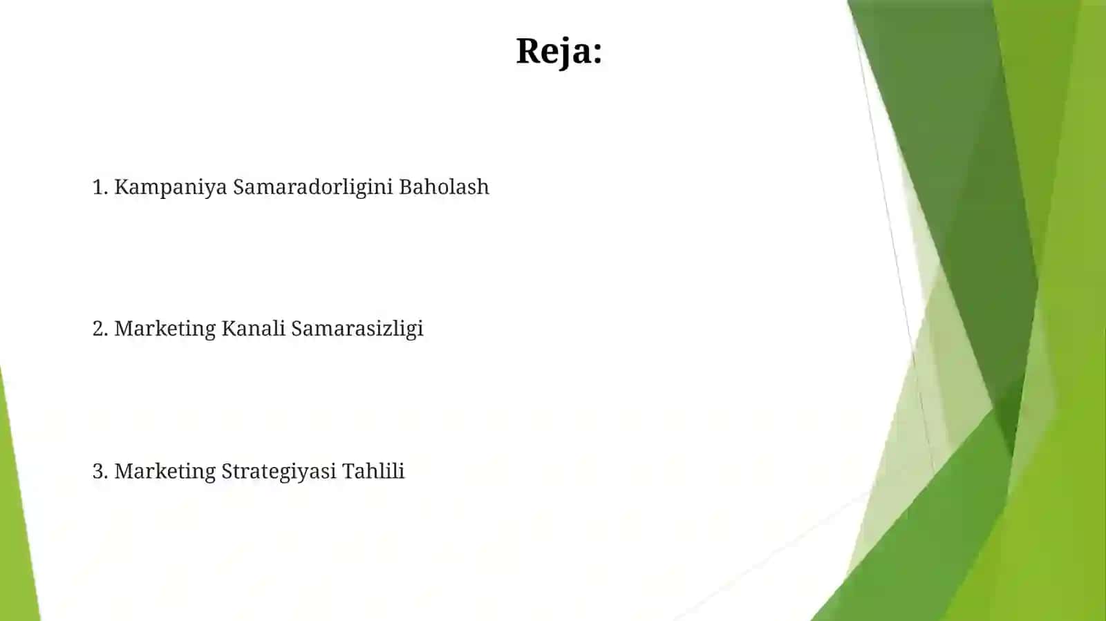 Kompaniyalarning marketing faoliyati tahlili 2