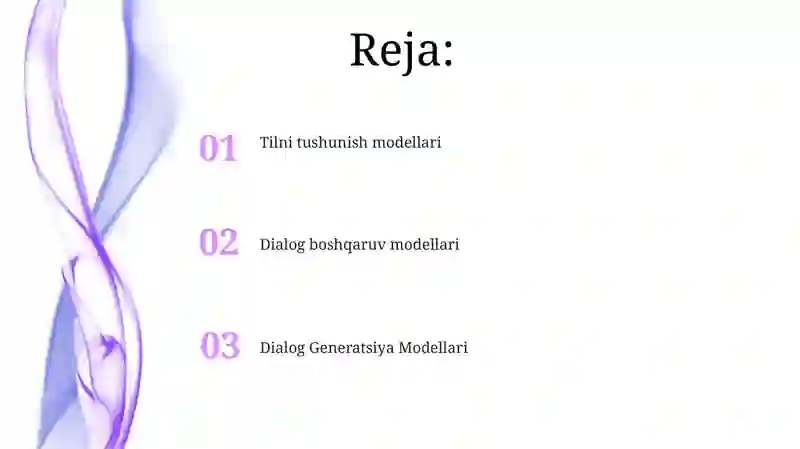 Dialogning kompyuterga oid modellari 2
