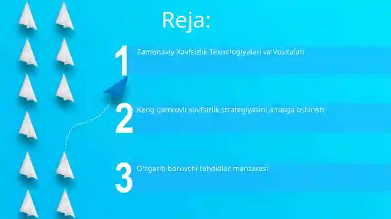 Zamonaviy Xavfsizlik Texnologiyalari va Vositalari 2