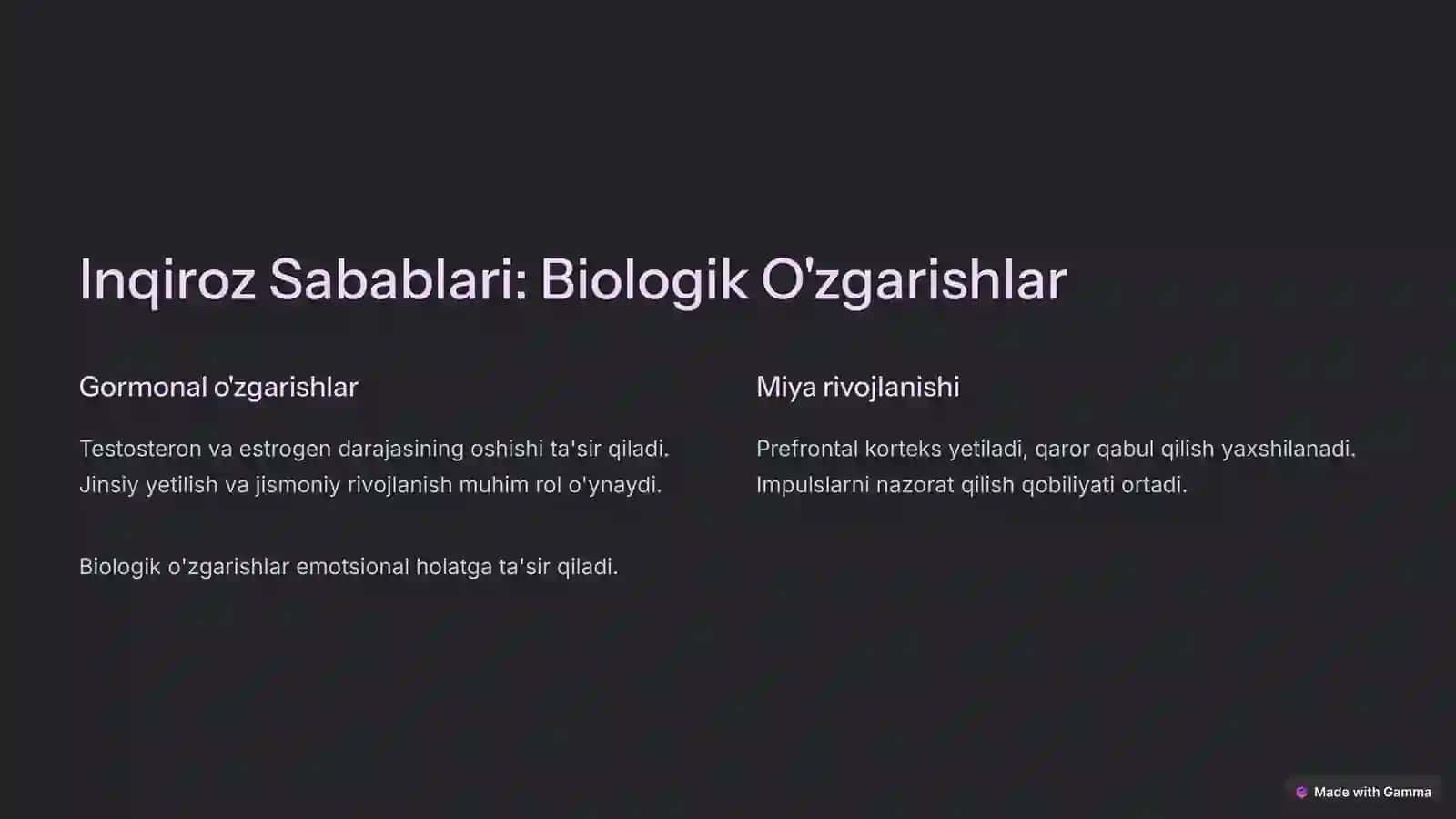 O'smirlik Davri Inqirozi 2