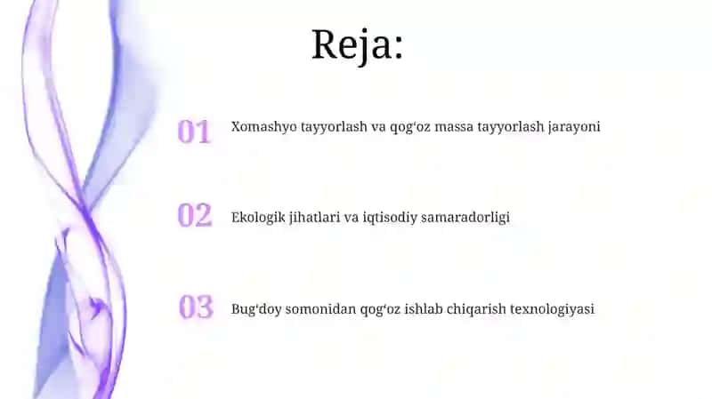 Bug‘doy somonidan qog‘oz ishlab chiqarish texnologiyasi 2