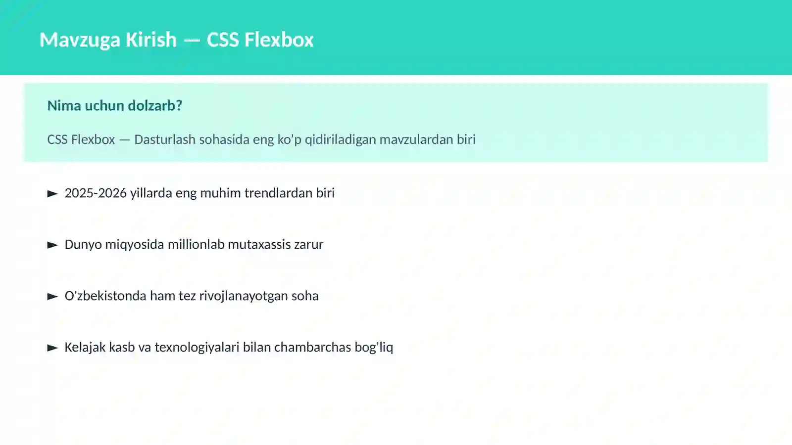 CSS Flexbox 2