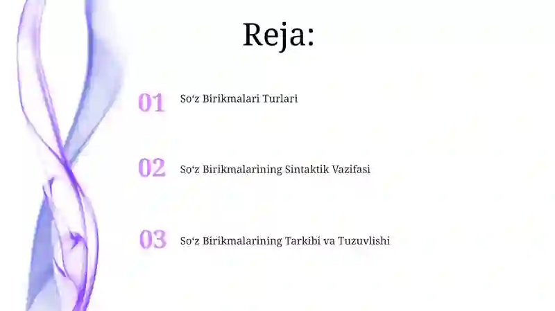 Soʻz Birikmalari 2