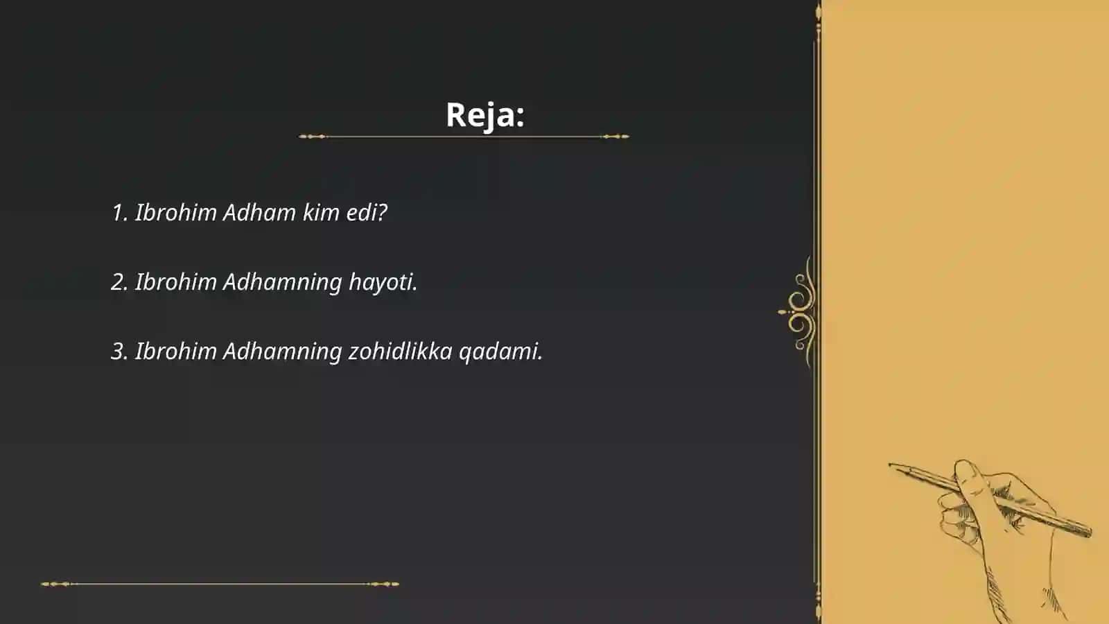 Jannat ila nurni netar jannat yuzin kòrgon kishi Ibrohim Adham haqidagi hikoyat 2