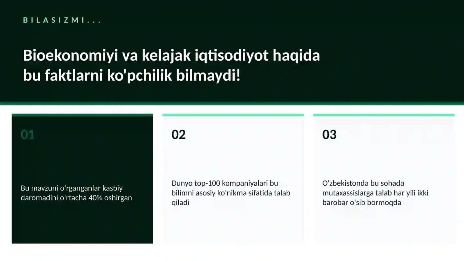 BIOTEXNOLOGIYA VA GENOMIKA 2