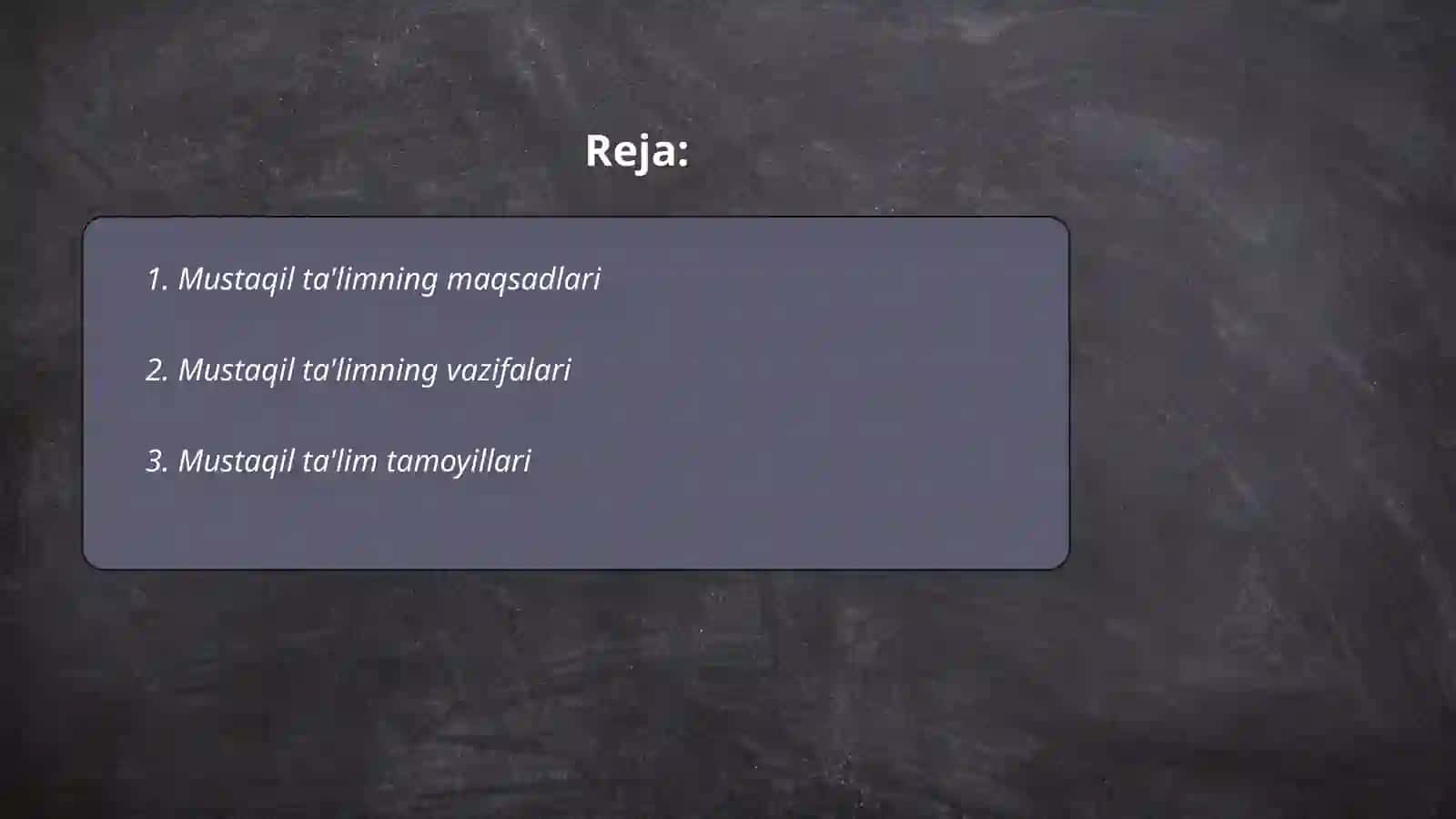 Mustaqil ta'limning maqsadi, vazifasi 2