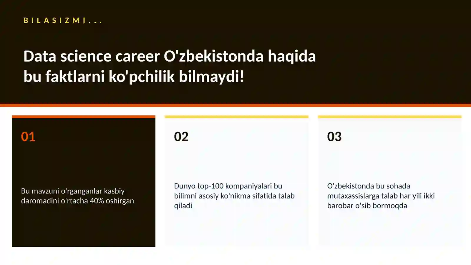 Data science career O'zbekistonda 2