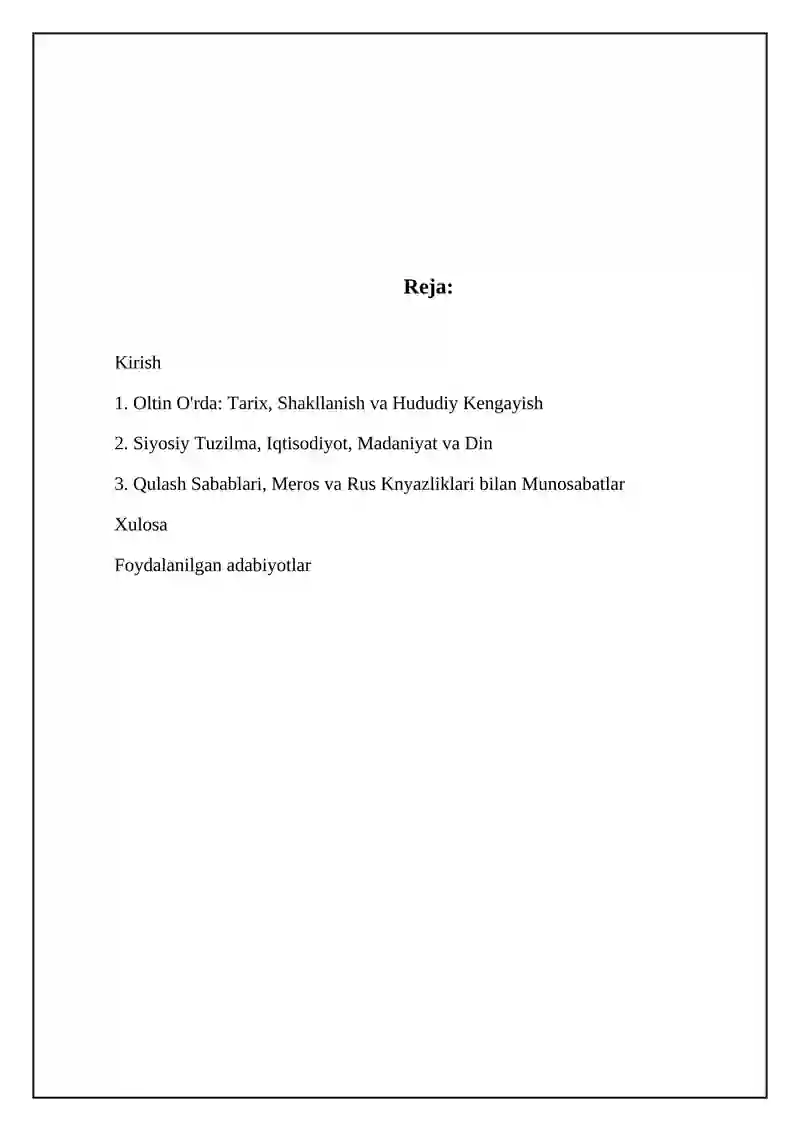 Oltin Oʻrda xonligi 2