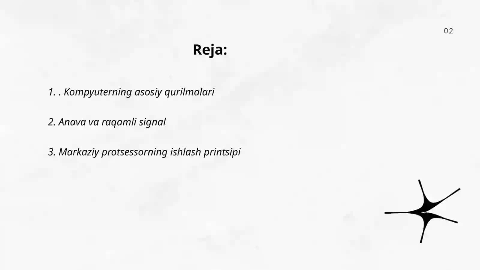 Kompyuterning texnik ta'minoti 2