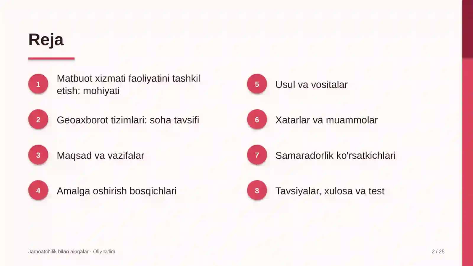 geoaxborot tizimlarida matbuot xizmati faoliyatini tashkil etish 9737 2