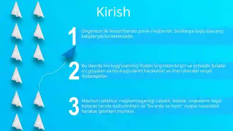 Ontogenezning Ilk Bosqichlarida Insonning Psixik Rivojlanishiga Xos Xususiyatlar 2
