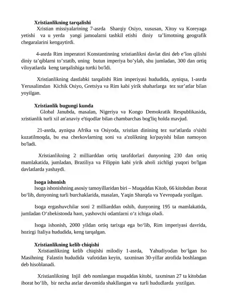 Xristianlik dini 2