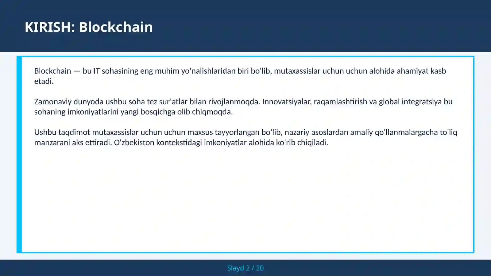Blockchain 2