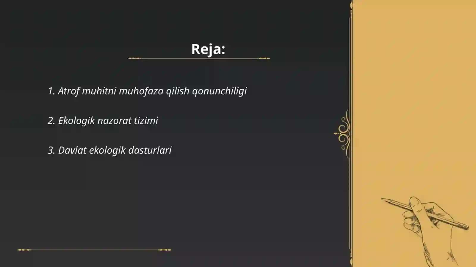 Atrof muhitni muhofaza qilish qonunchiligi 2