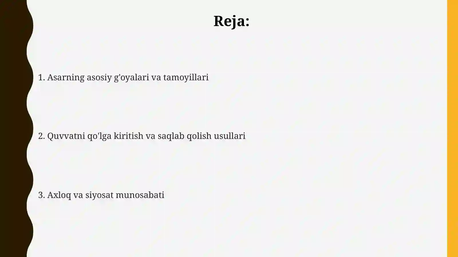 Makiavellining Hukmdor asari 2